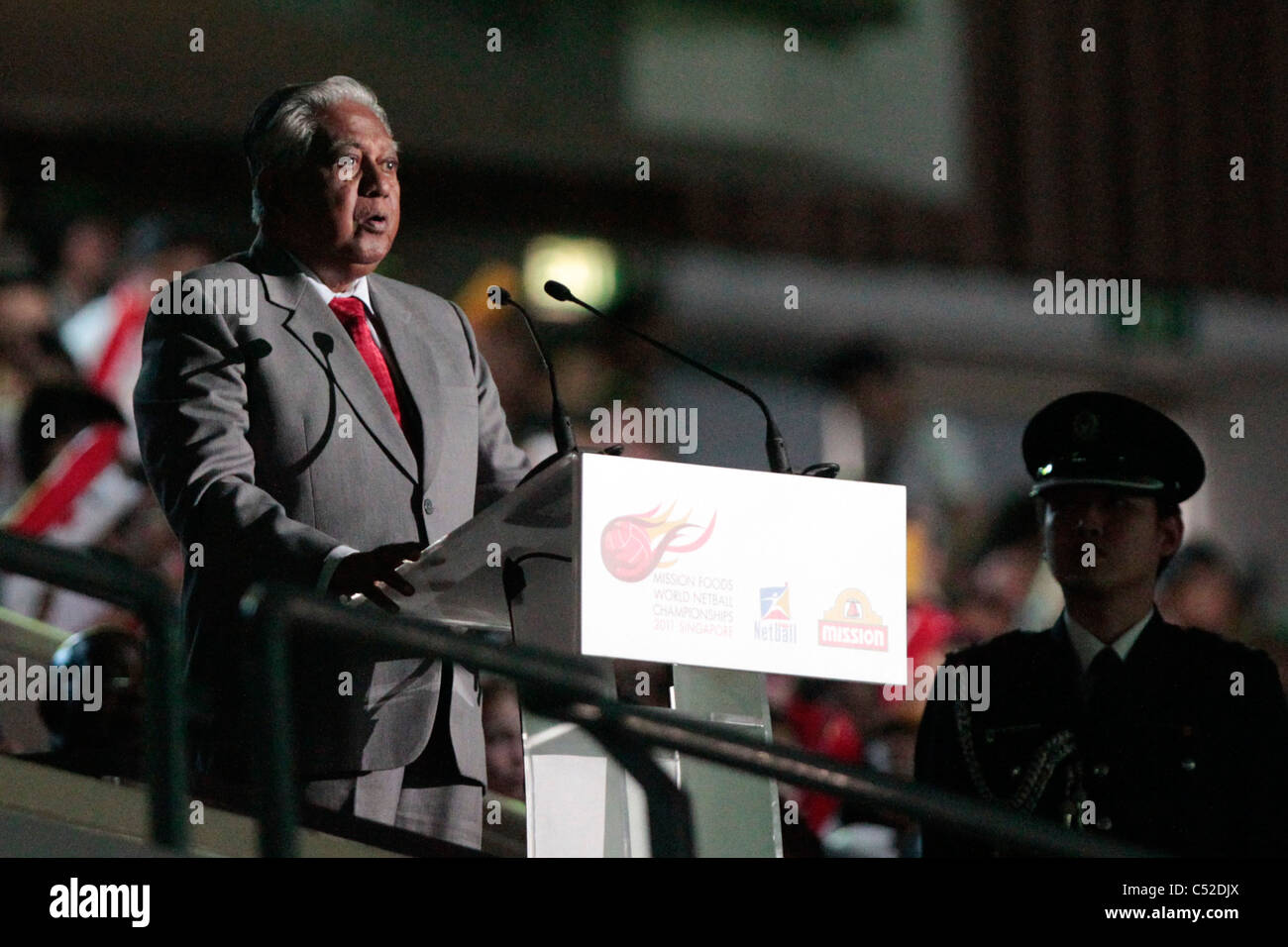 S R Nathan, President of the Republic of Singapore, in his opening ...