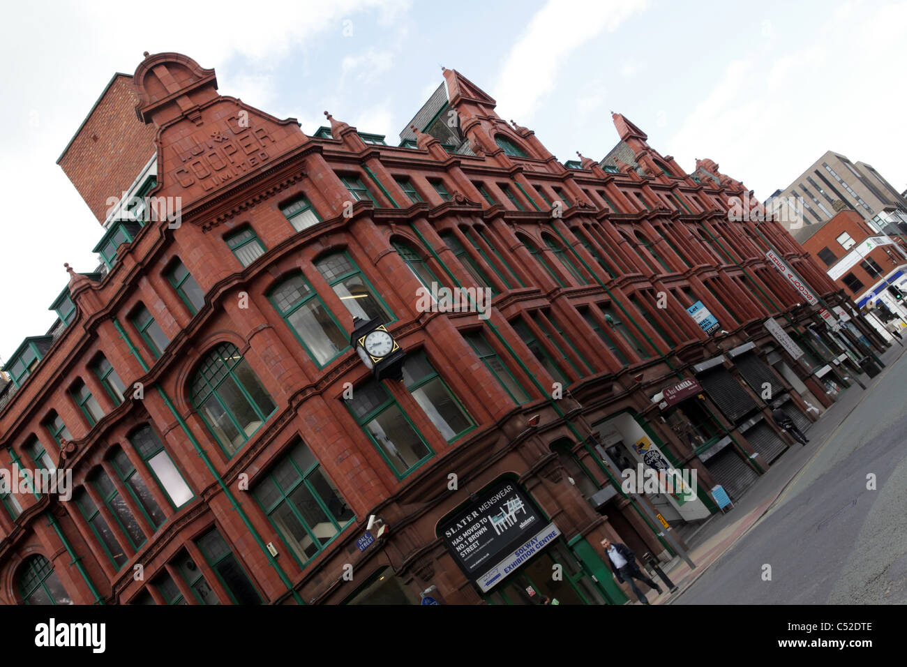 View of Lever Street and Dale Street intersection in northern quarter