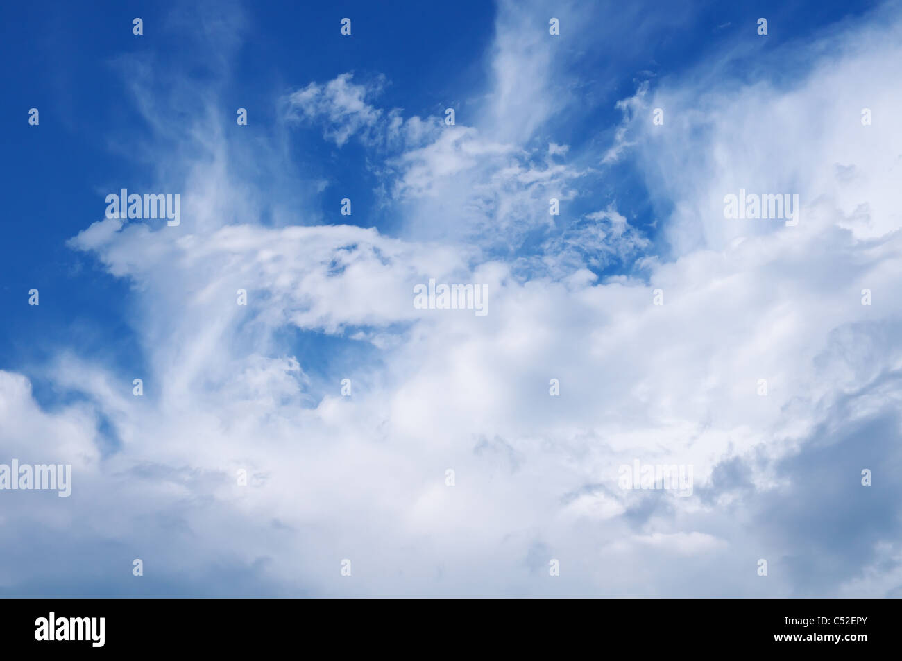 Beautiful sky high white clouds hi-res stock photography and images - Alamy