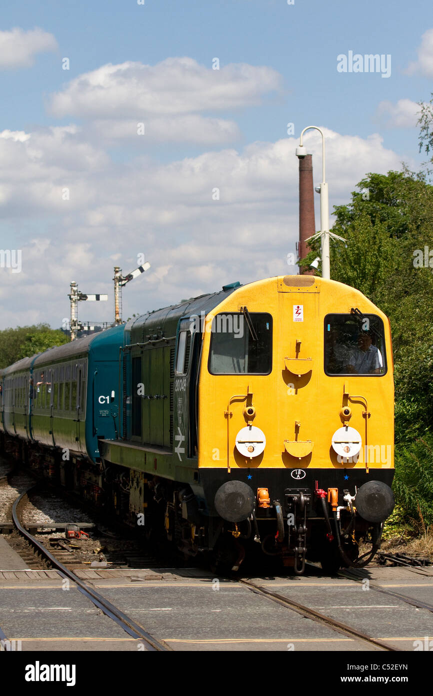 D182 (46045)  Diesel Trains at the ELR East Lancashire Railway Heritage Trust Gala Weekend July, 2011 Stock Photo