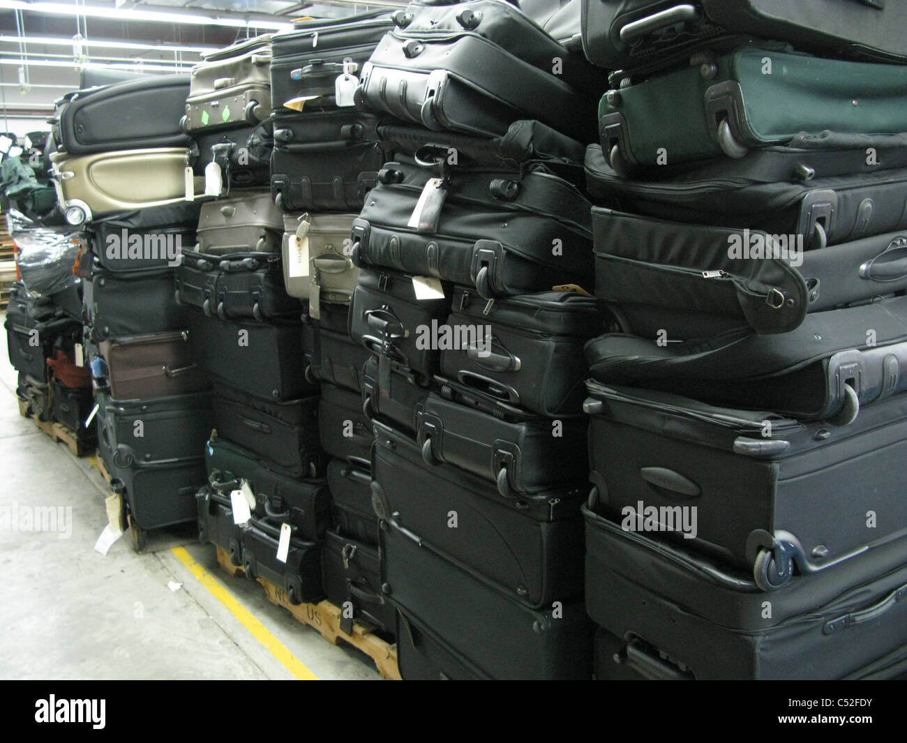 luggage repair facility Stock Photo Alamy