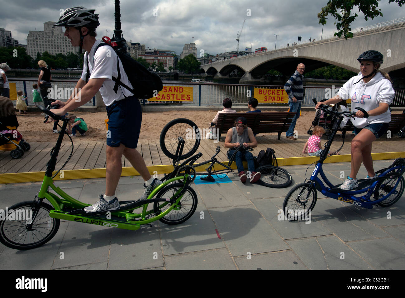 Elliptigo bike hi-res stock photography 