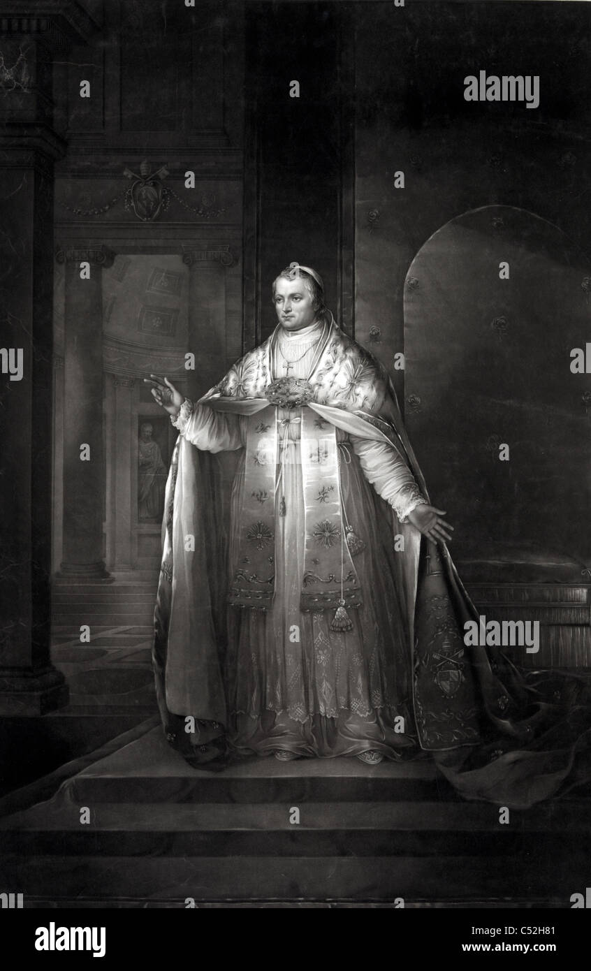 Pope Pius IX Stock Photo
