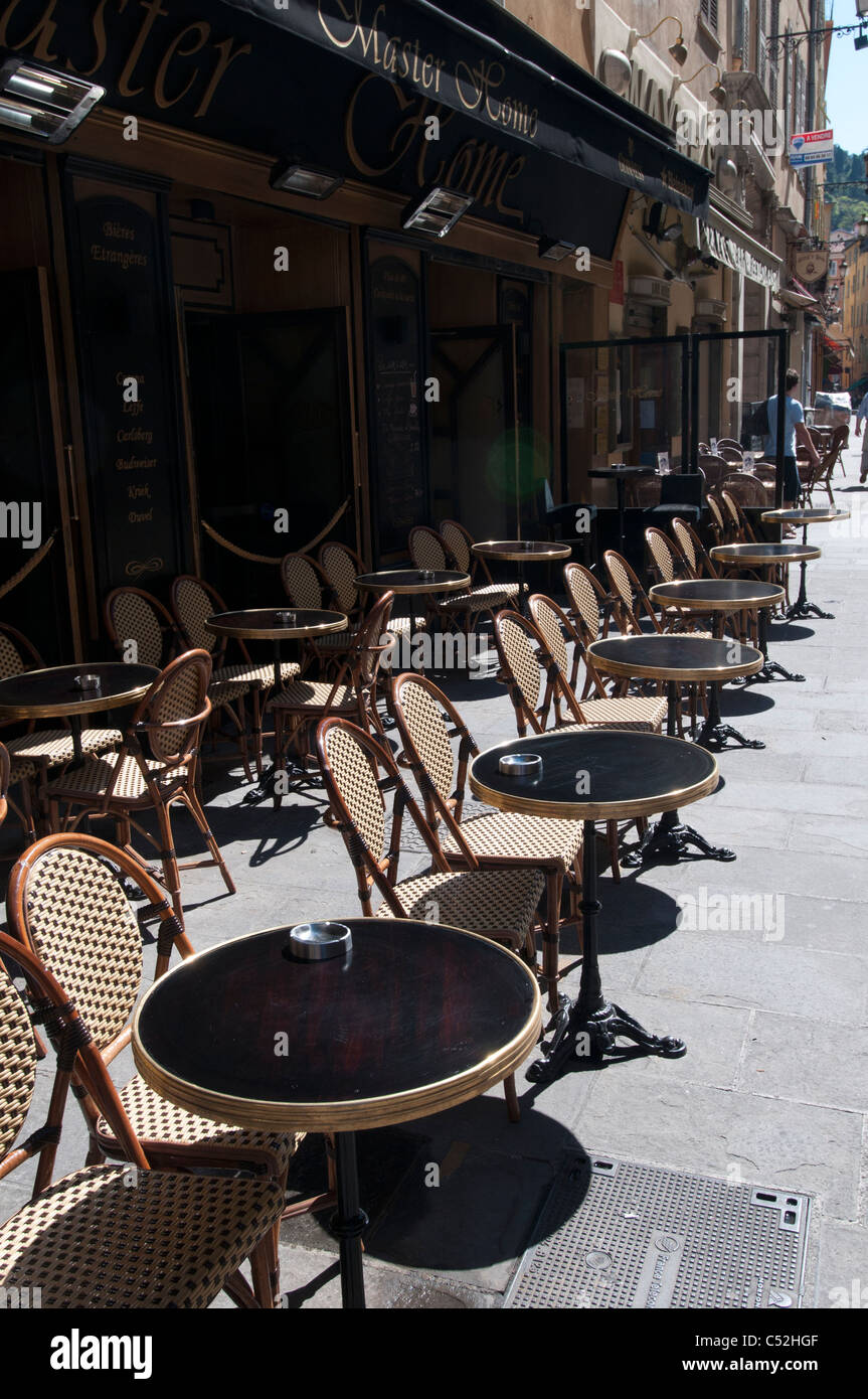 street cafes in Nice. France Stock Photo - Alamy