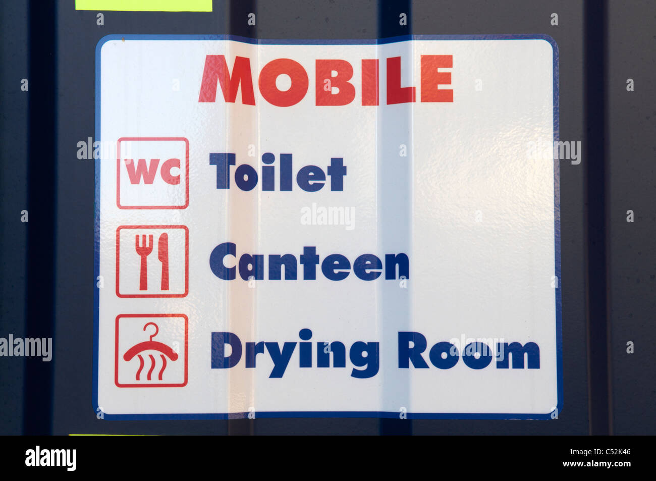 Mobile toilet Stock Photo