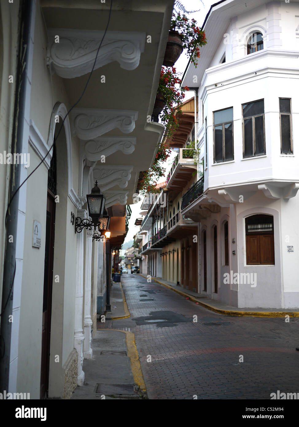 Casco Viejo Street Stock Photo - Alamy