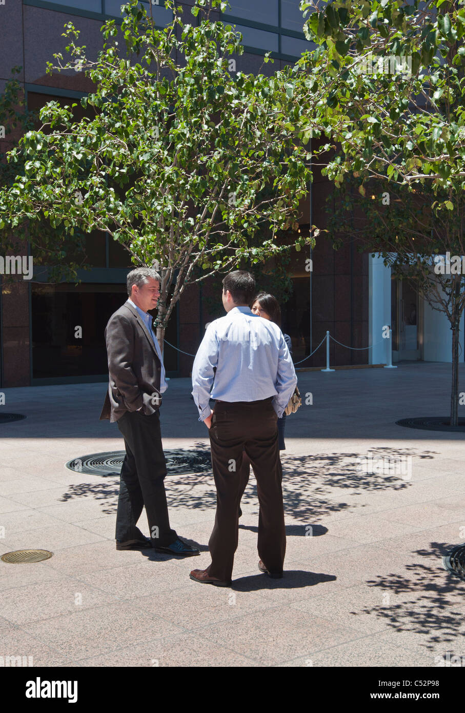 Businesspeople in Downtown. Stock Photo