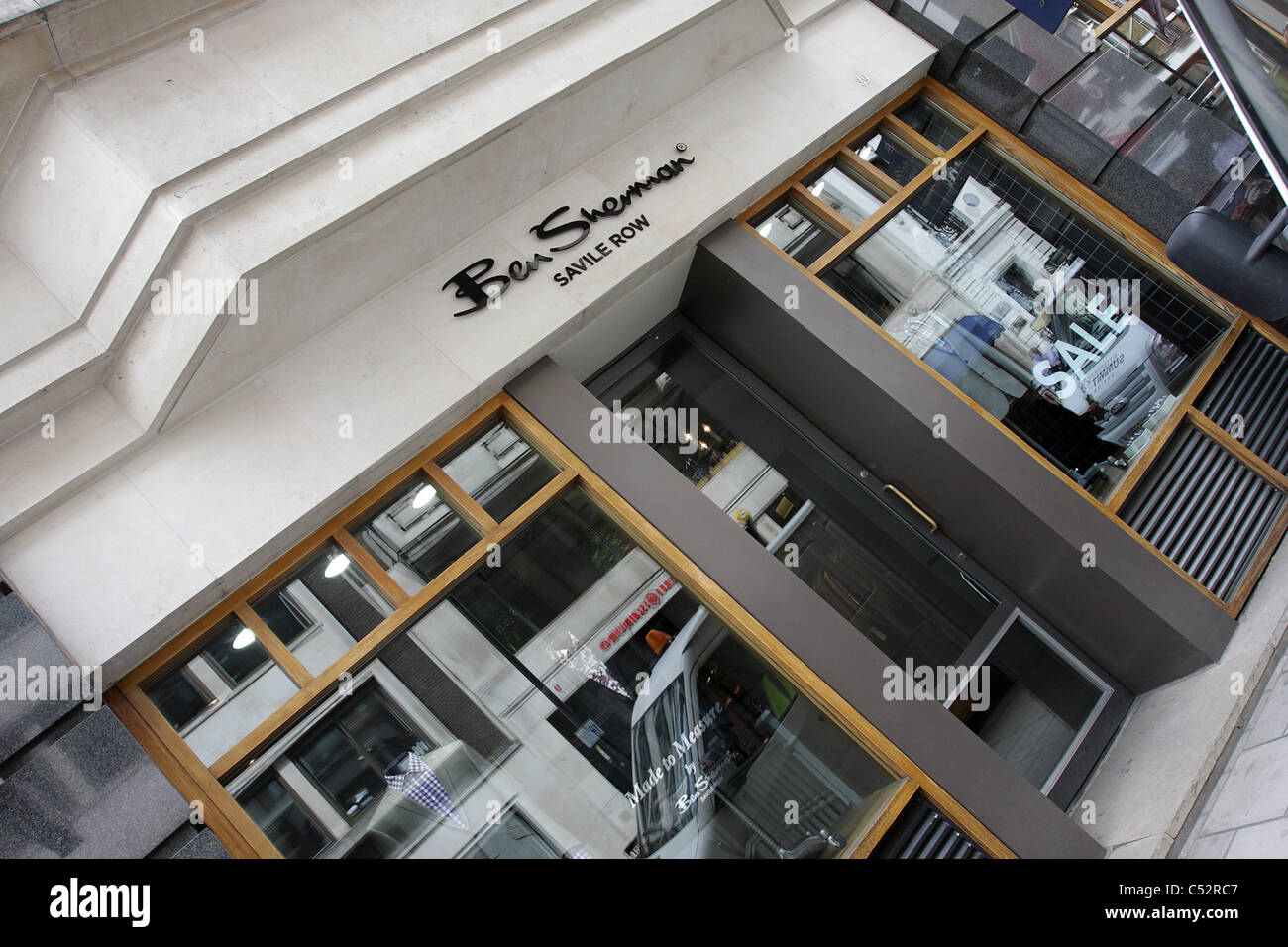 Ben Sherman outlet in Savile Row, London Stock Photo - Alamy