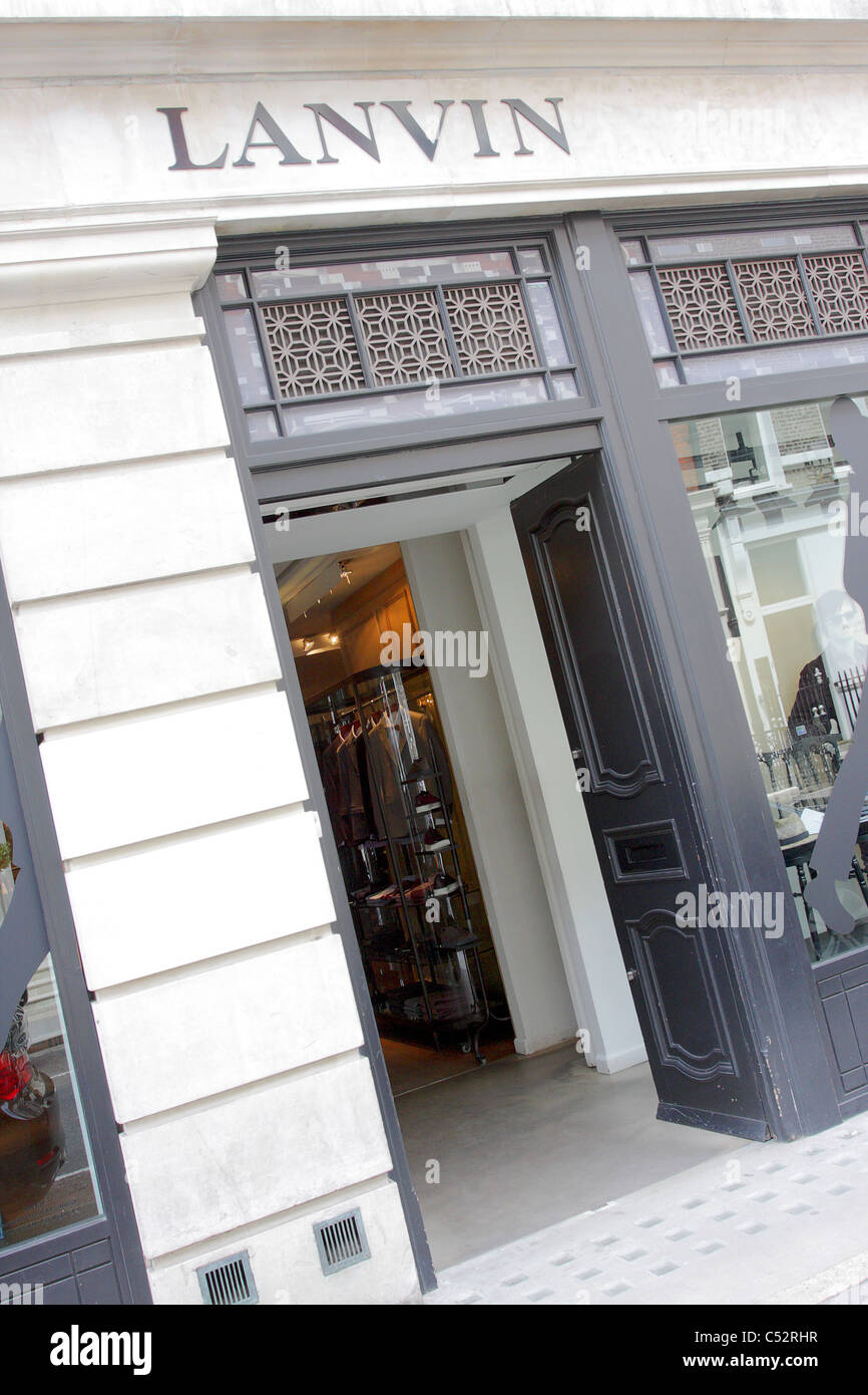 LANVIN, high end menswear retailer 