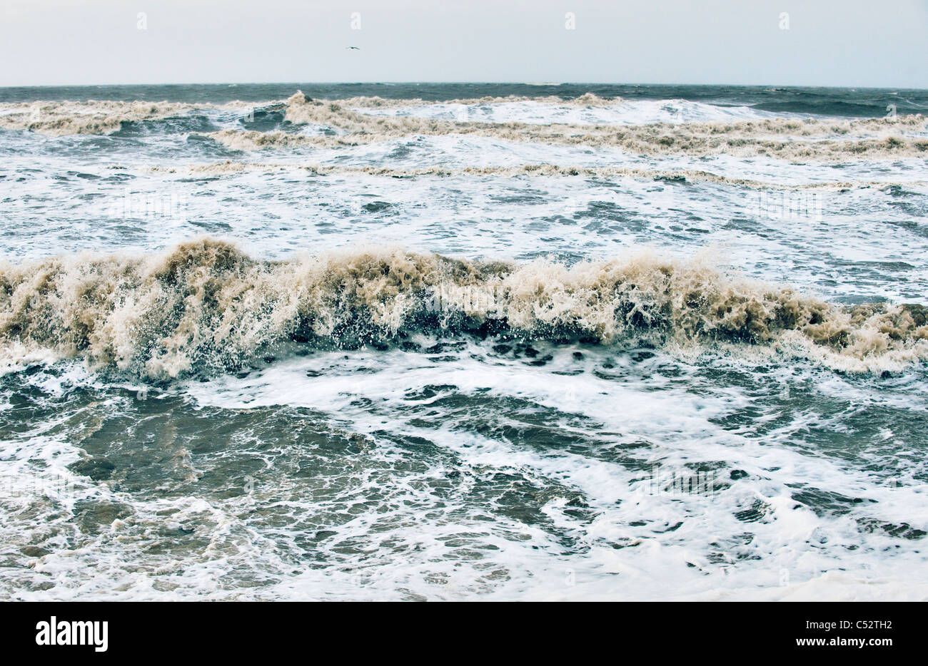 surface waves at sea Stock Photo