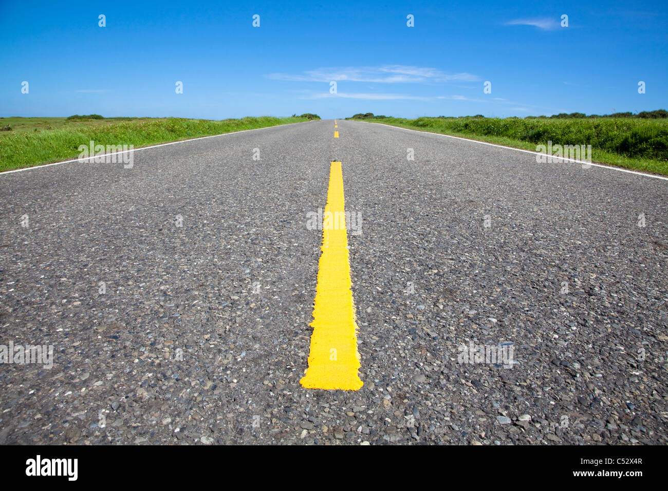 close up surface of empty road Stock Photo