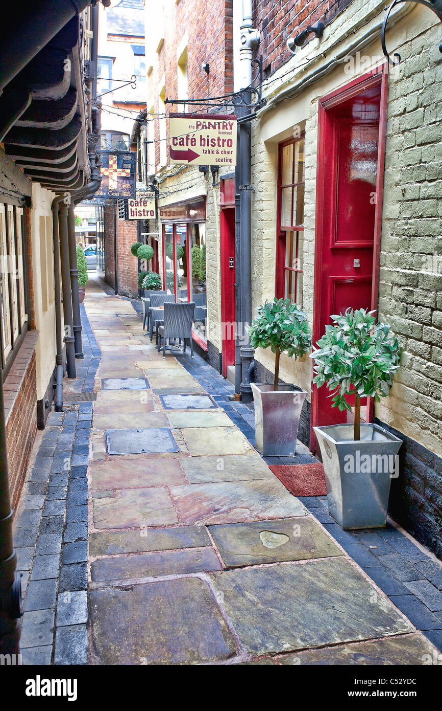 Splendid Side Street In Shrewsbury Stock Photo 37559464 Alamy