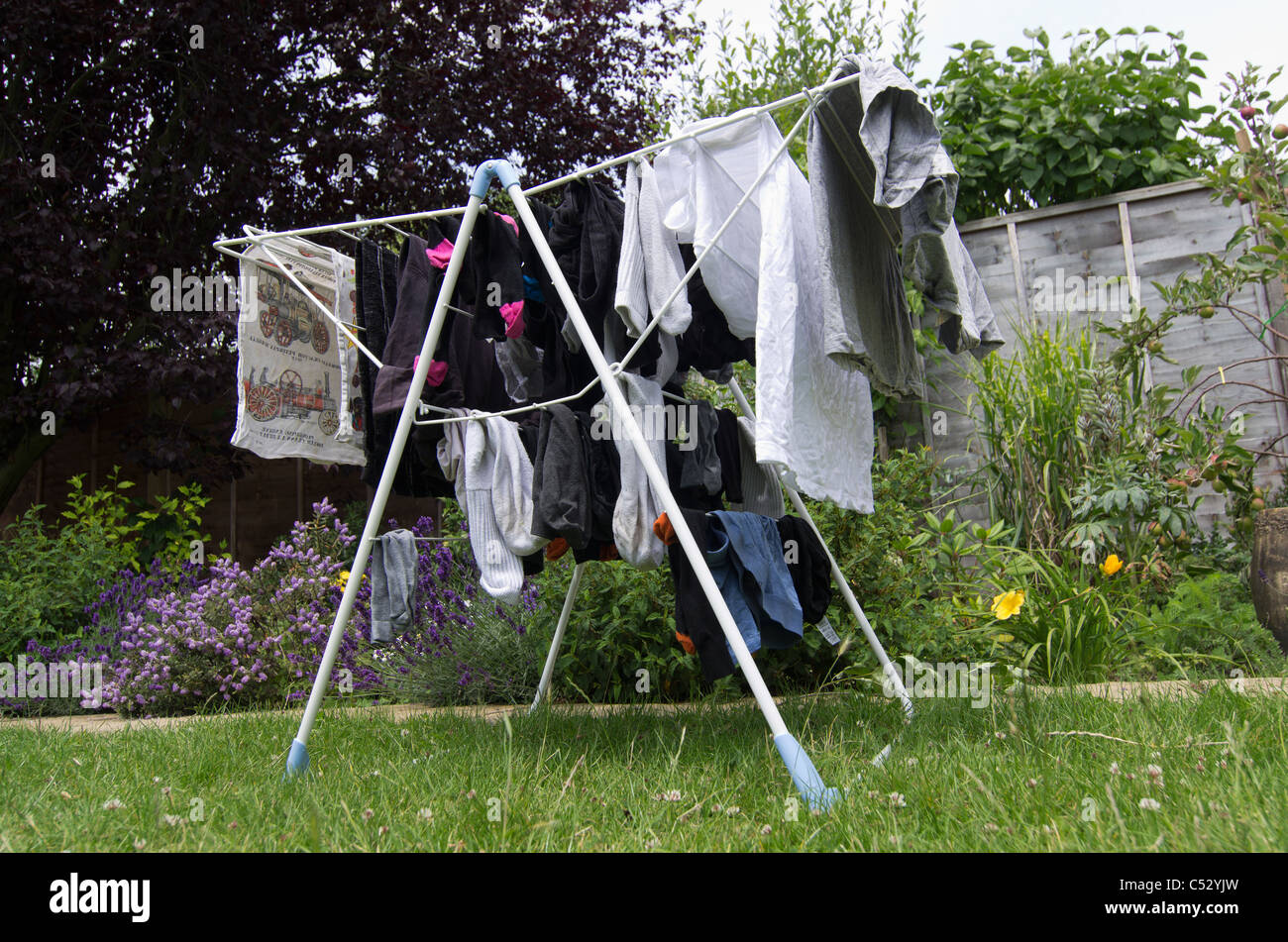 Clothes Dryer Garden High Resolution Stock Photography And Images Alamy