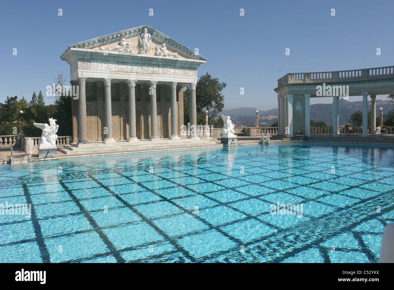 Hearst Castle Stock Photo