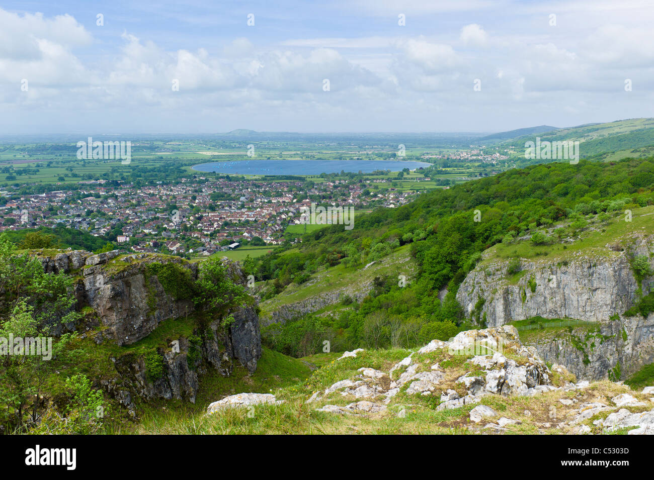 Cheddar Somerset, UK Stock Photo Alamy