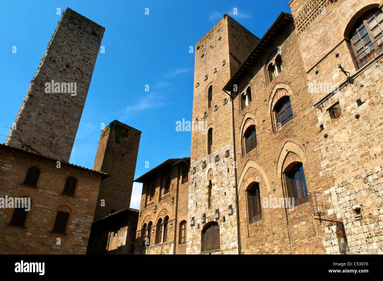 Volterra is a town in the Tuscany region of Italy. Stock Photo