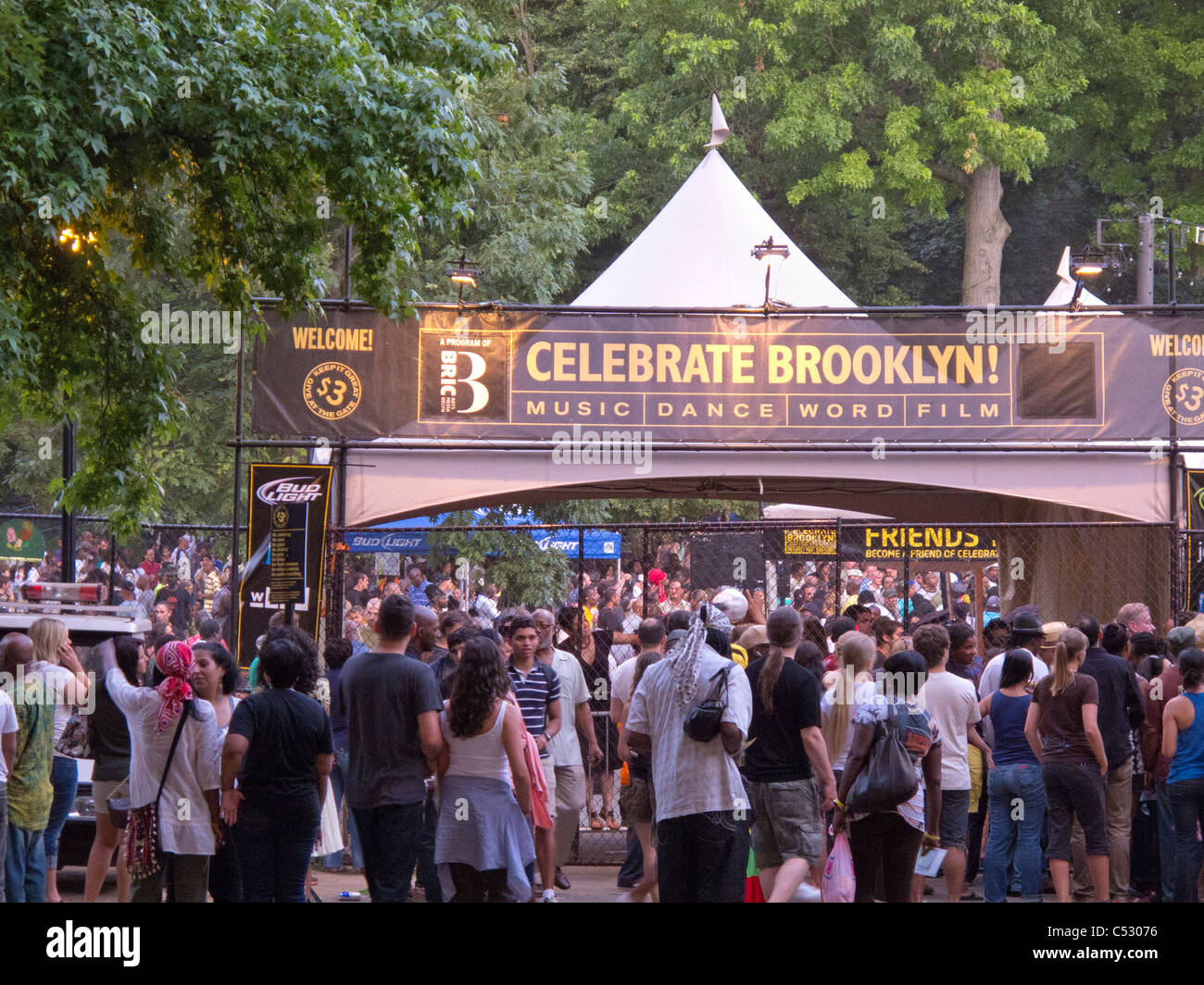 Celebrate Brooklyn New York concerts Stock Photo Alamy