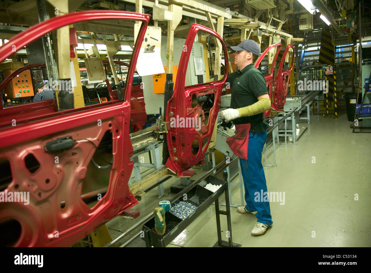 The Nissan car plant in Washington, UK. Stock Photo