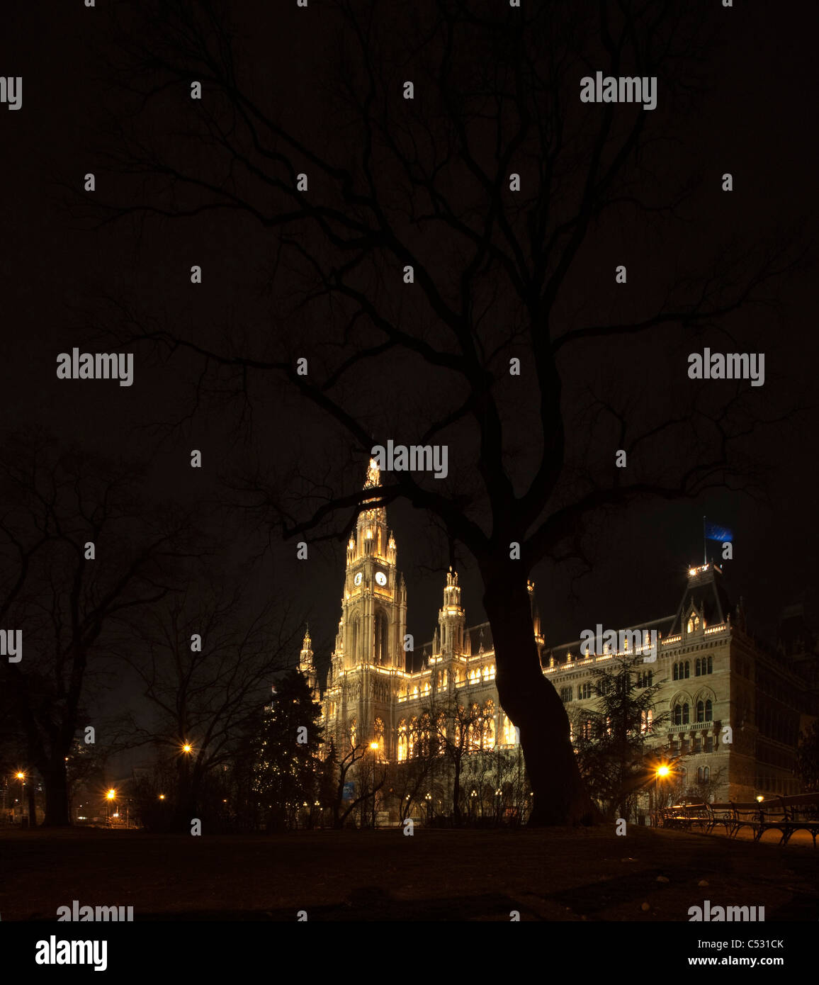 Rathaus city hall vienna hi-res stock photography and images - Alamy