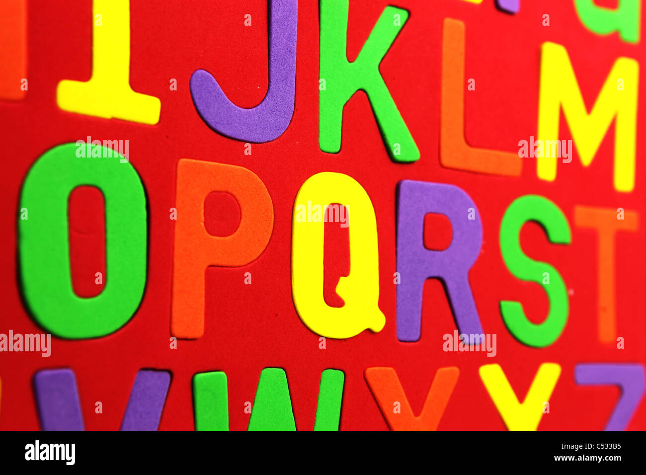 Alphabet puzzle pieces Stock Photo - Alamy