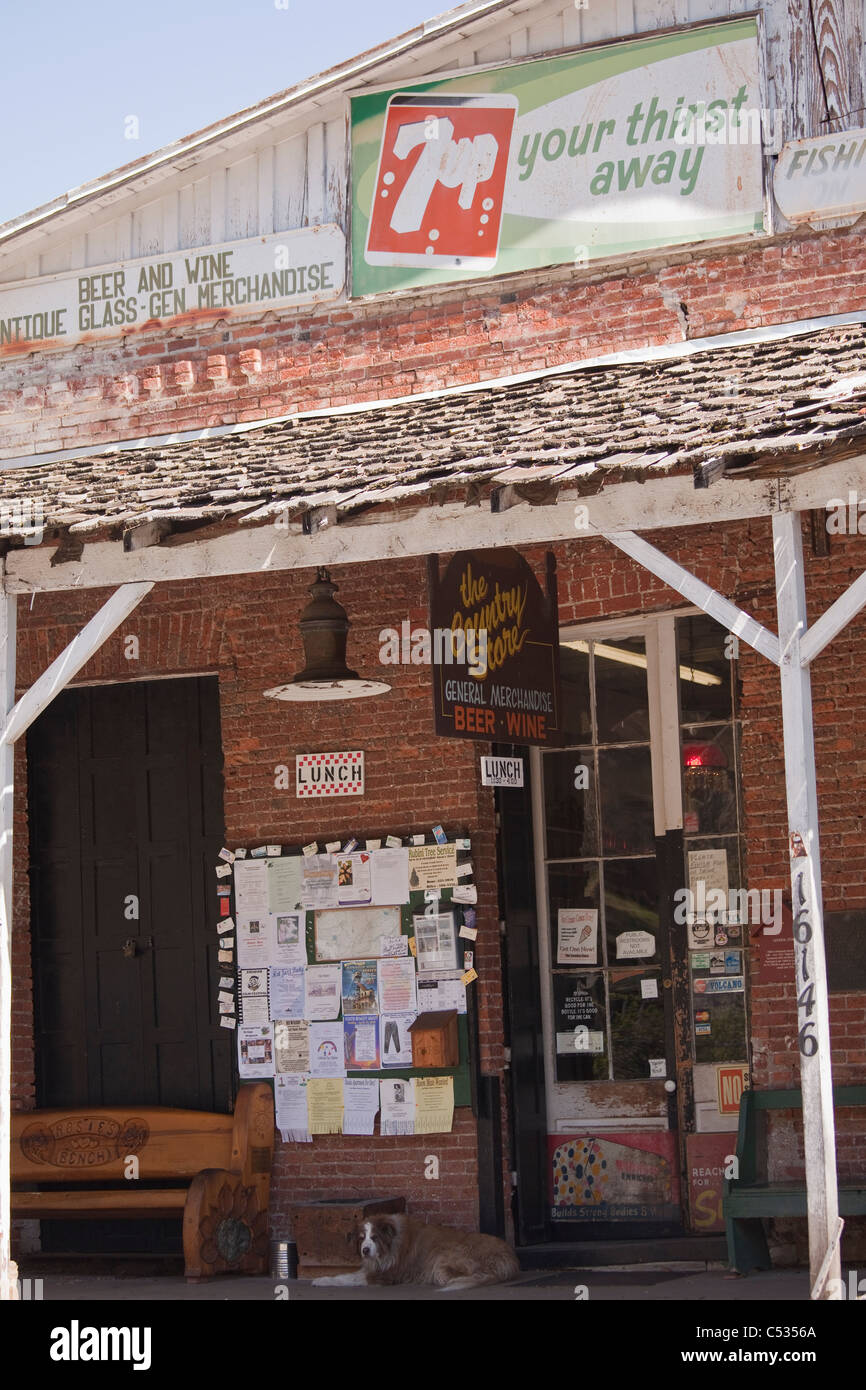 Small country grocery store in Volcano, a California Registered