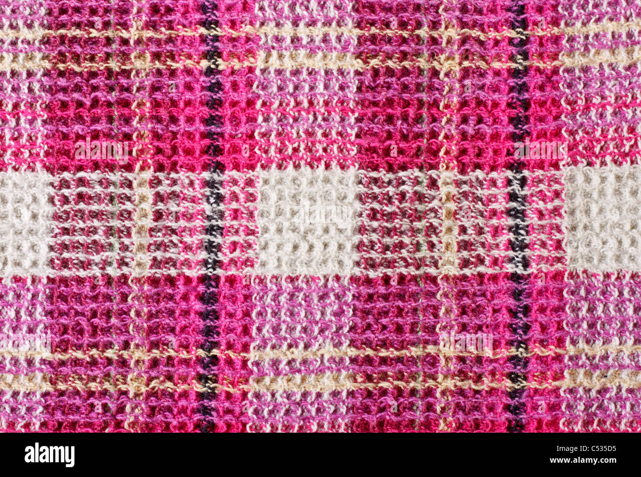 red and white grid pattern fabric texture Stock Photo Alamy