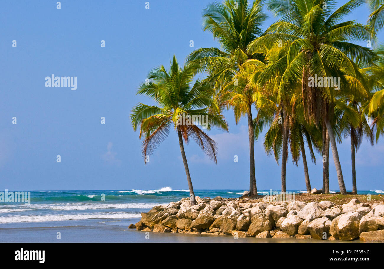 Samara beach Guanacaste Nicoya peninsula Costa Rica Stock Photo