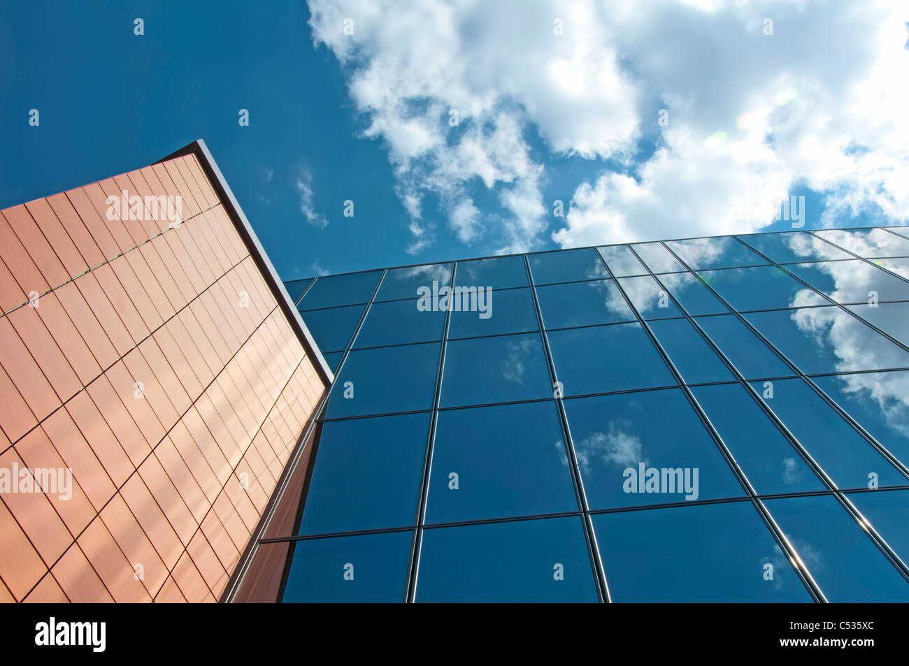 Office building on a background of the blue sky Stock Photo - Alamy