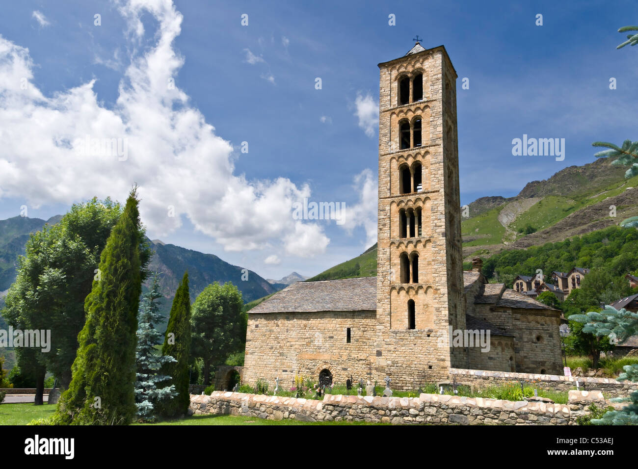 Romanesque church of Sant Climent de Taull, Catalonia, Spain Stock Photo
