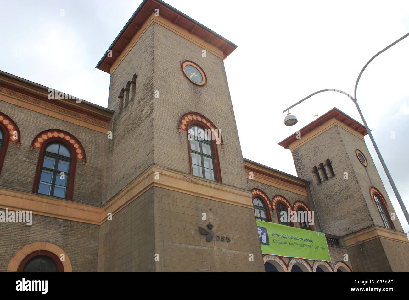 Railway station in Roskilde, Denmark Stock Photo Alamy