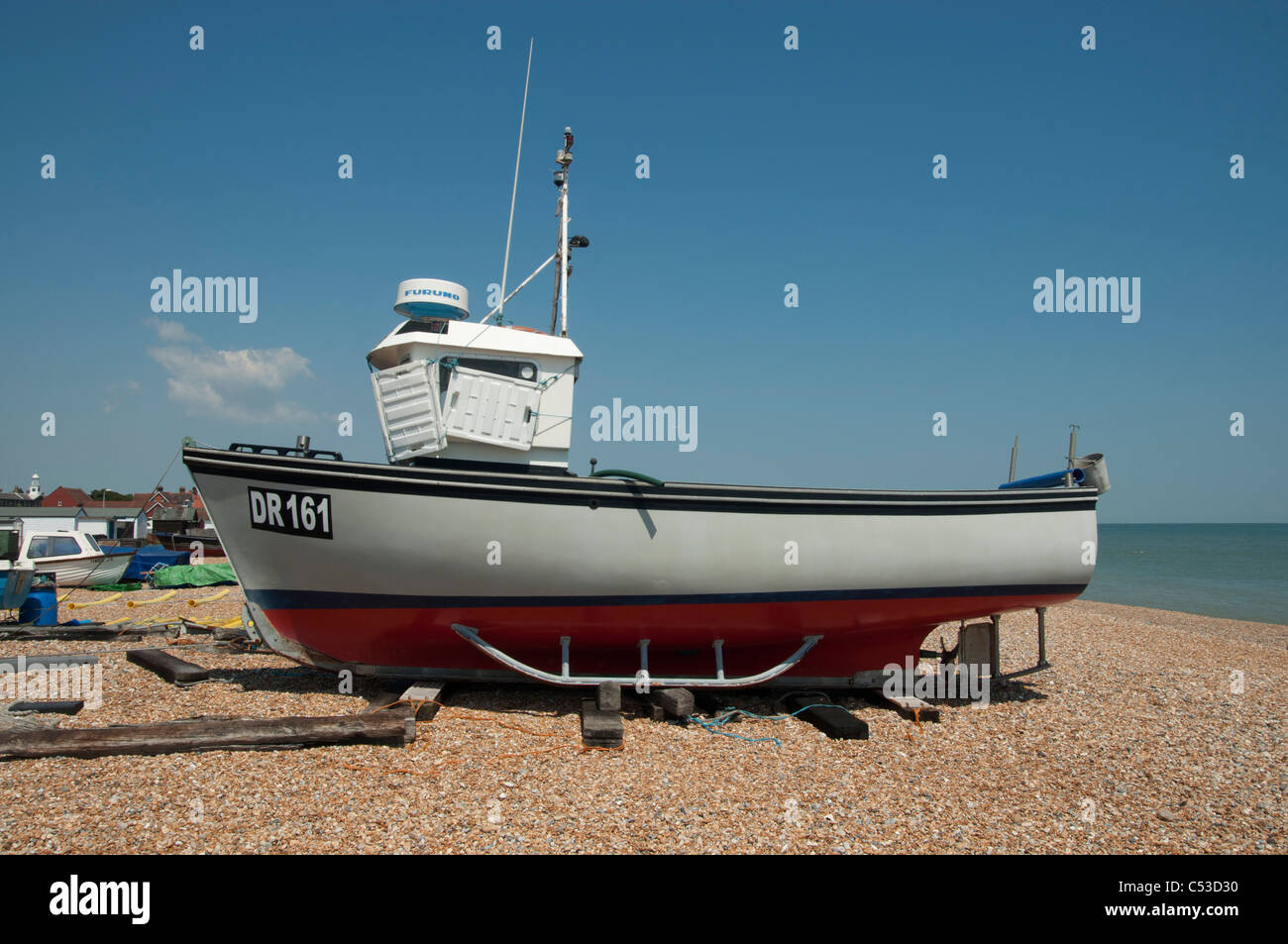 Fishing Boat Deal beach kent england UK Stock Photo Alamy