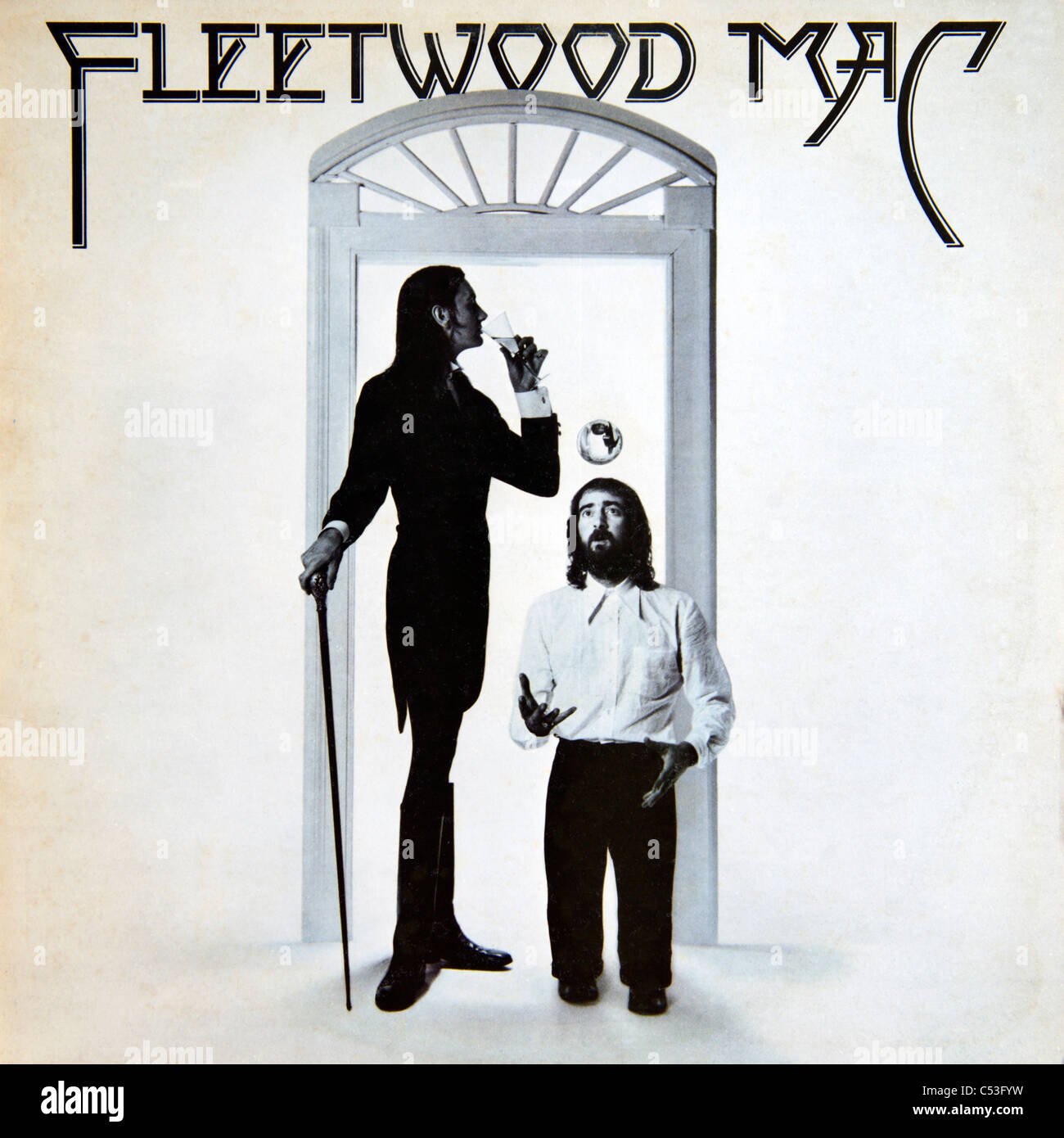 Cover of original vinyl album Fleetwood Mac released 1975 on Reprise Records Stock Photo