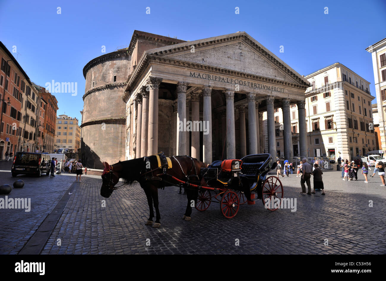 Italy, Rome, Piazza della Rotonda, Pantheon Stock Photo