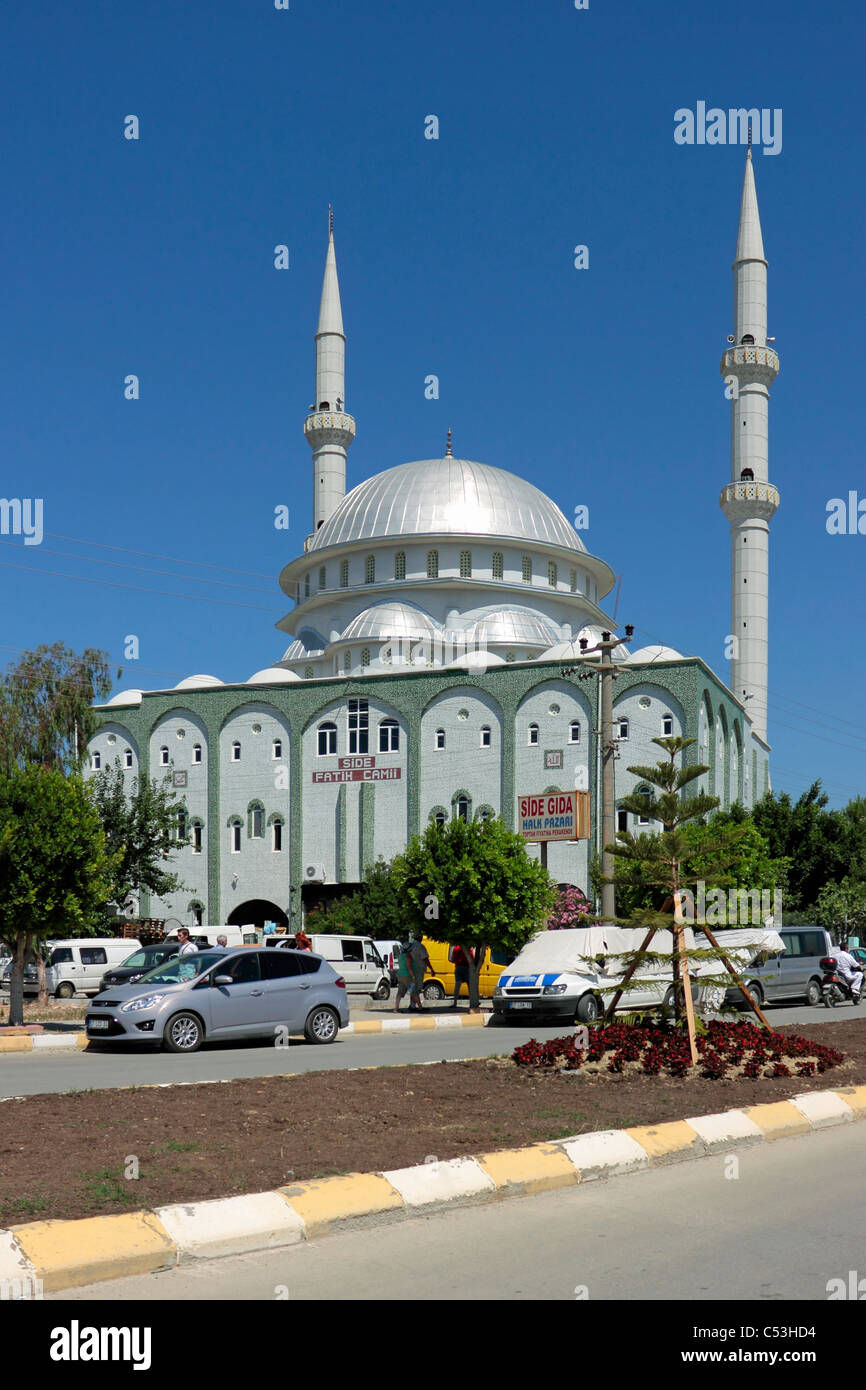 Side Fatih Camii Mosque, Side, Turkey Stock Photo