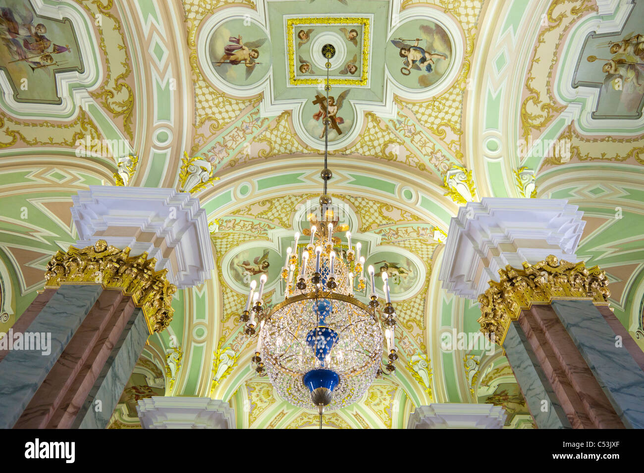 Peter and Paul Fortress, St Petersburg Russia- interior 1 Stock Photo
