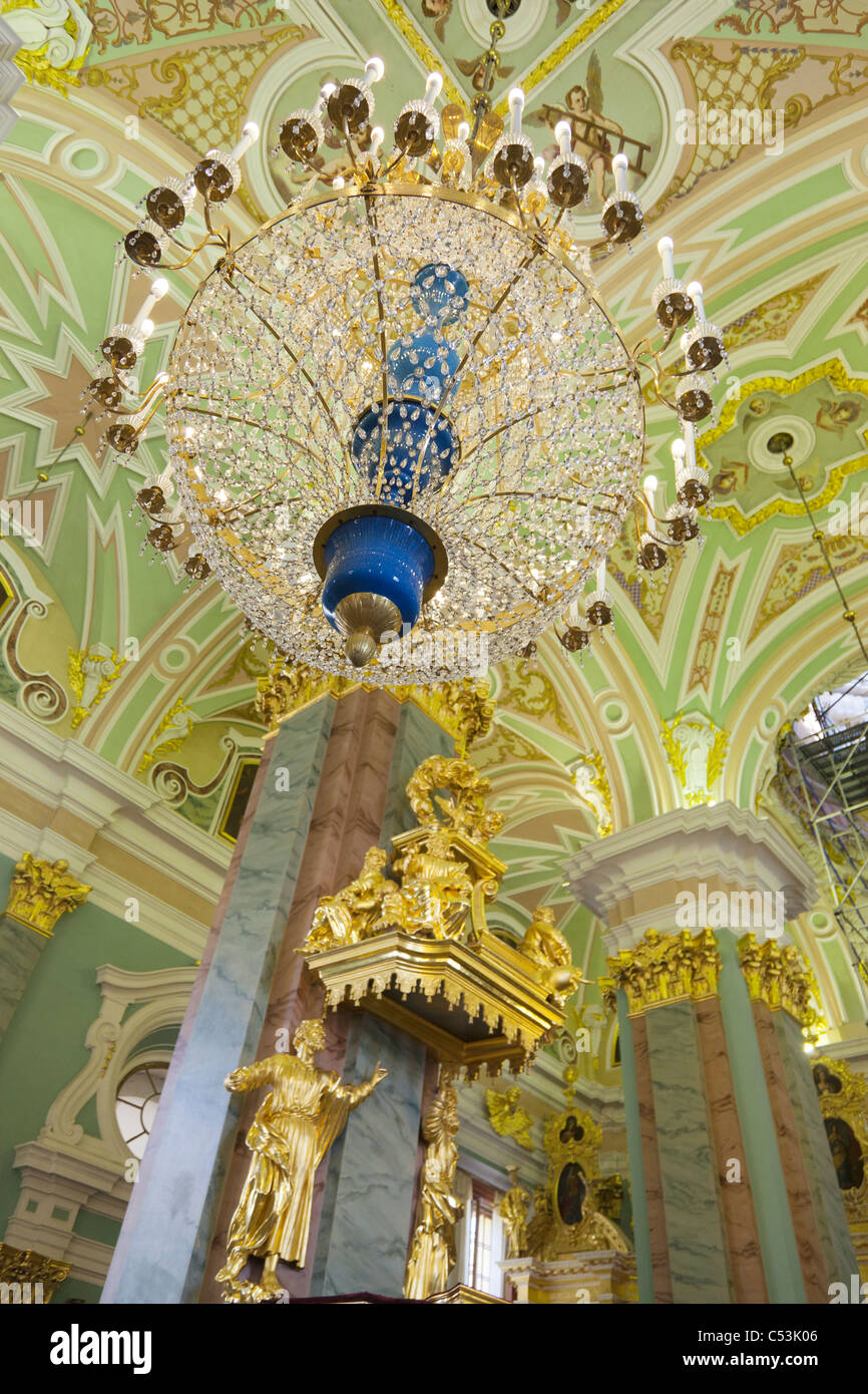 Peter and Paul Fortress, St Petersburg Russia- interior 2 Stock Photo