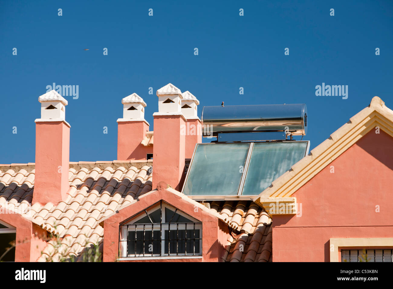 Spain solar energy house roof hi-res stock photography and images - Alamy