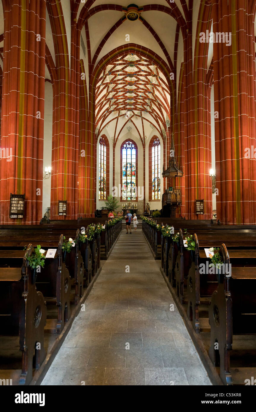 Church of St. John, St John's Church, Saalfeld, Thuringia, Germany, Europe Stock Photo