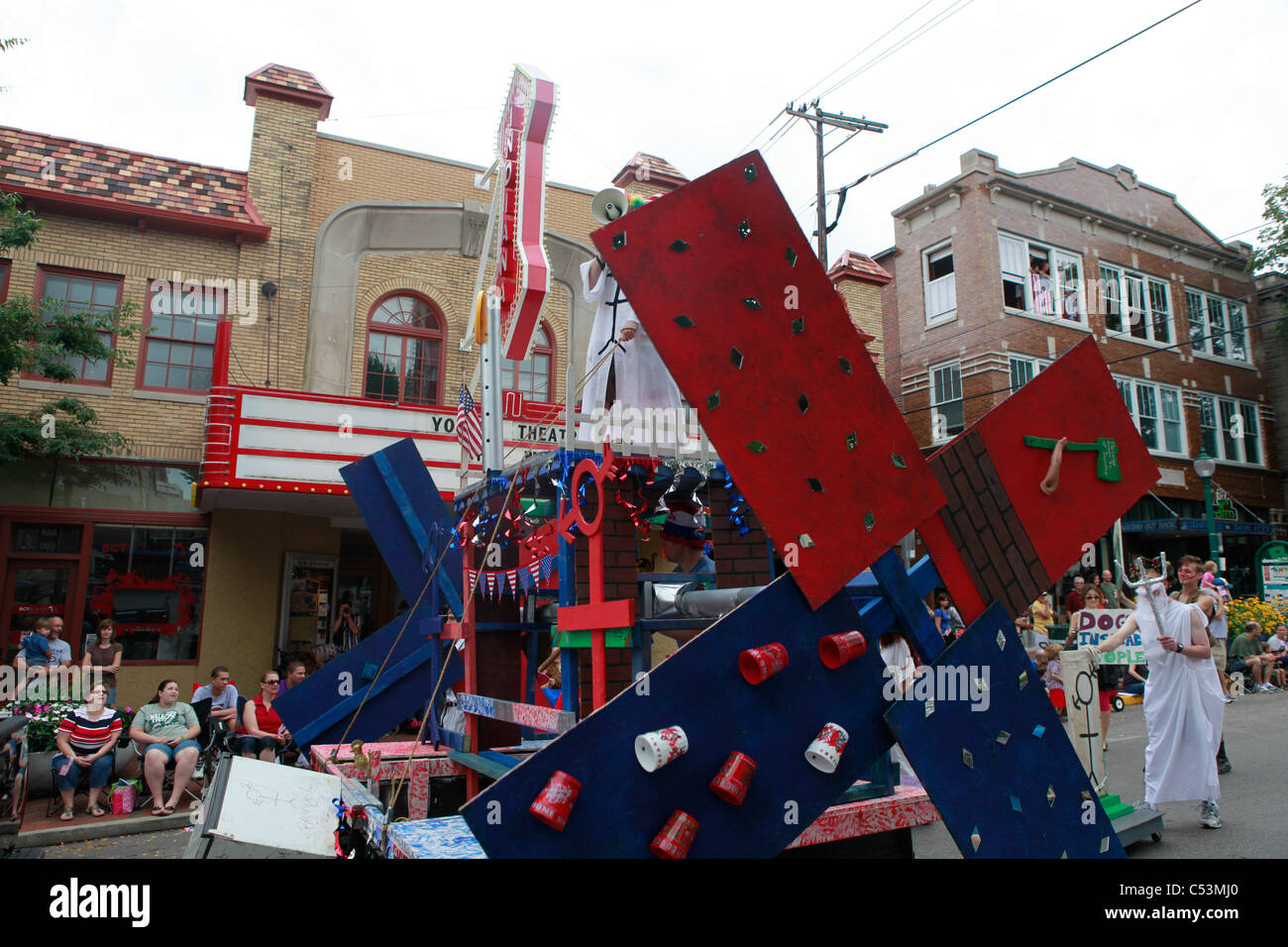 bloomingtin in fourth of july parade
