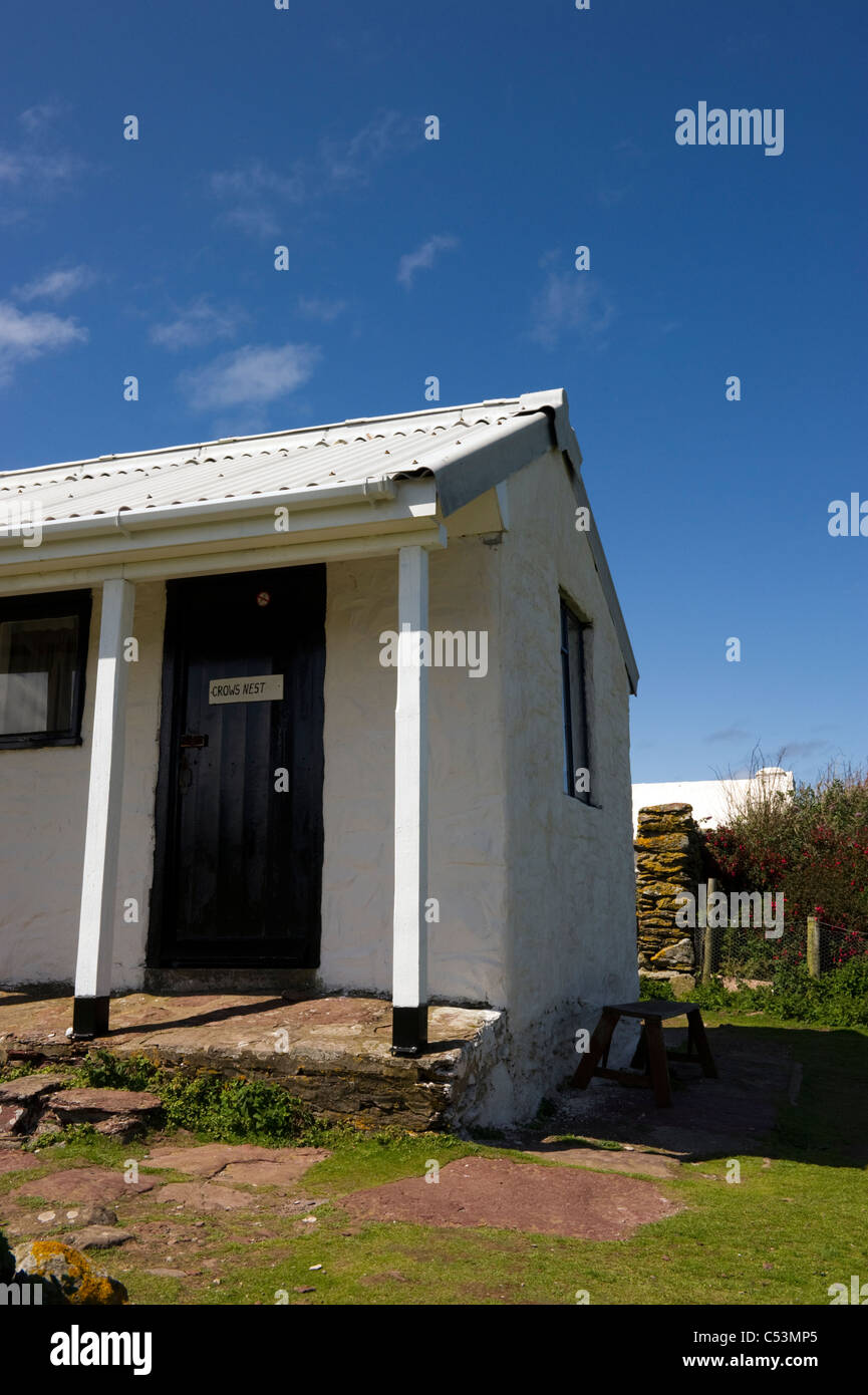 living quarters on Skokholm island Pembrokeshire South Wales UK. Stock Photo