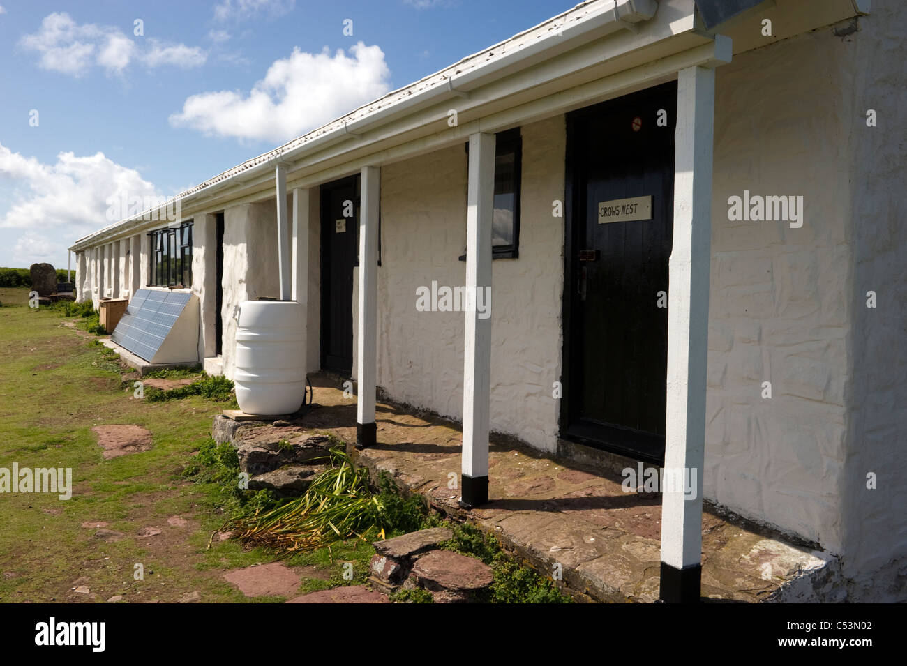 living quarters on Skokholm island Pembrokeshire South Wales UK. Stock Photo