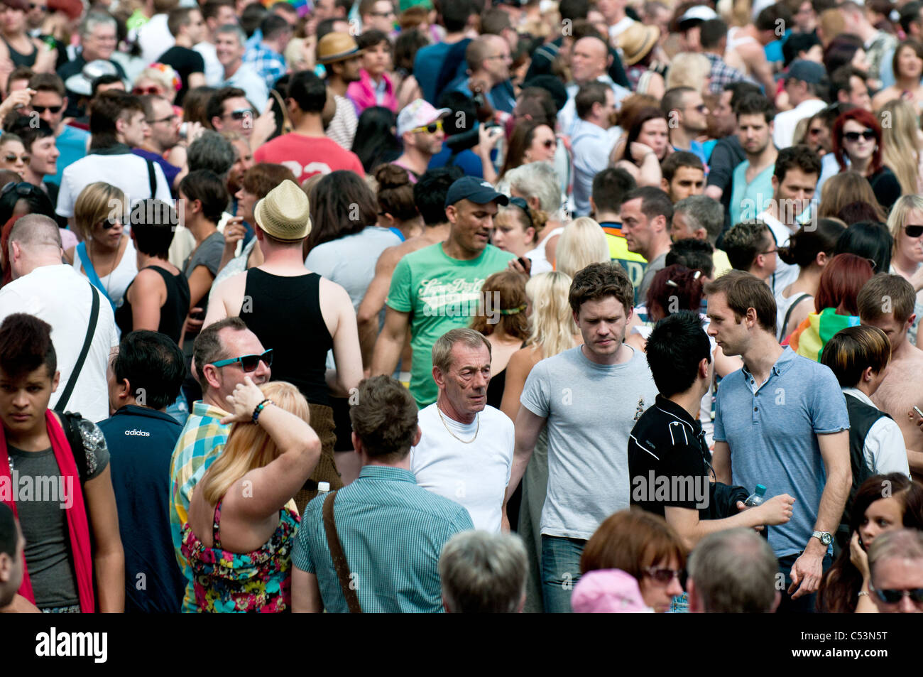 A crowd of people. Stock Photo