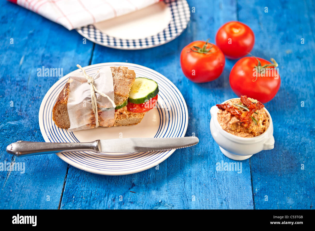 Mediterranean cheese spread made from cream cheese, feta cheese, artichokes and sundried