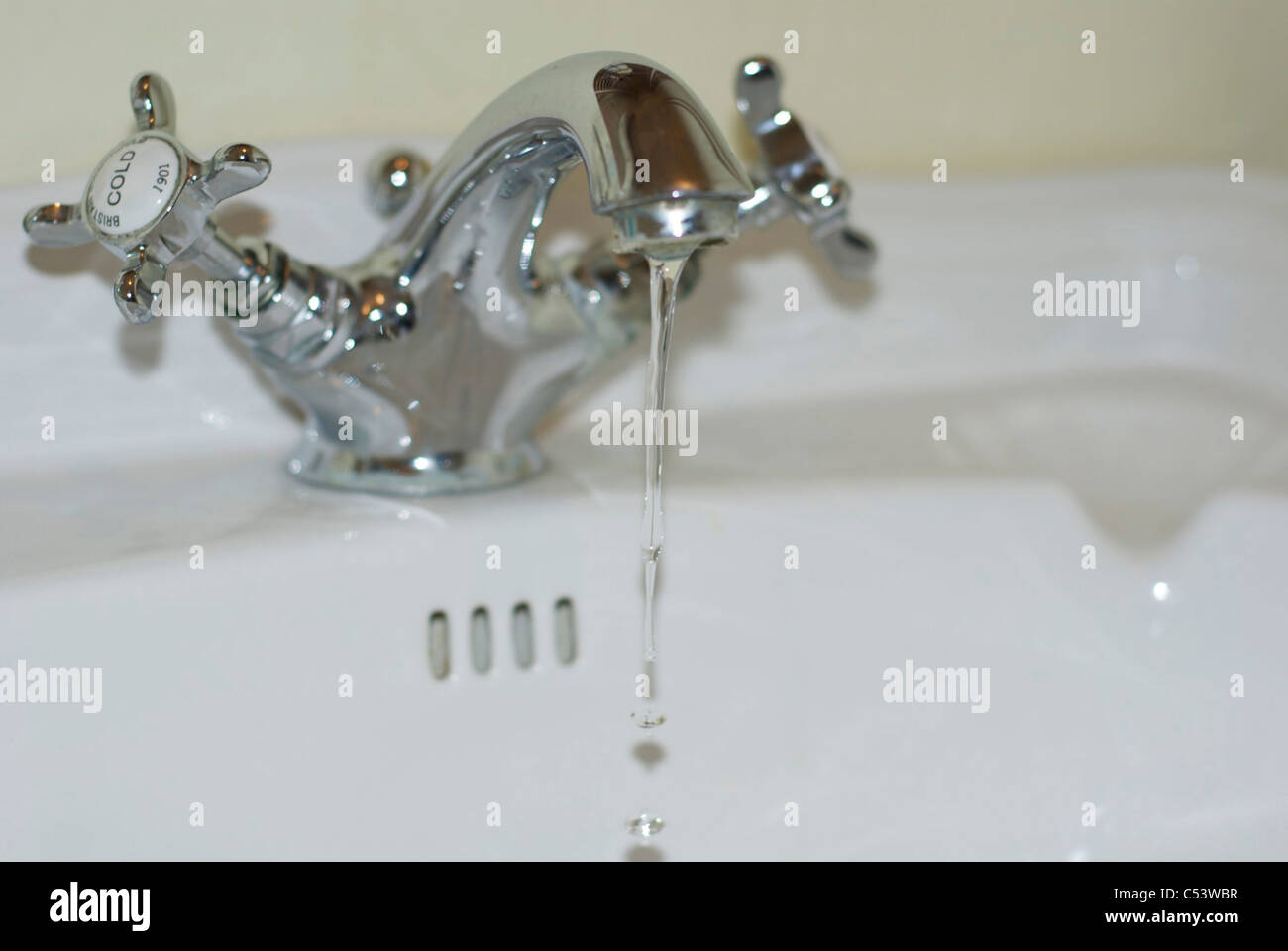 Dripping Tap Stock Photo