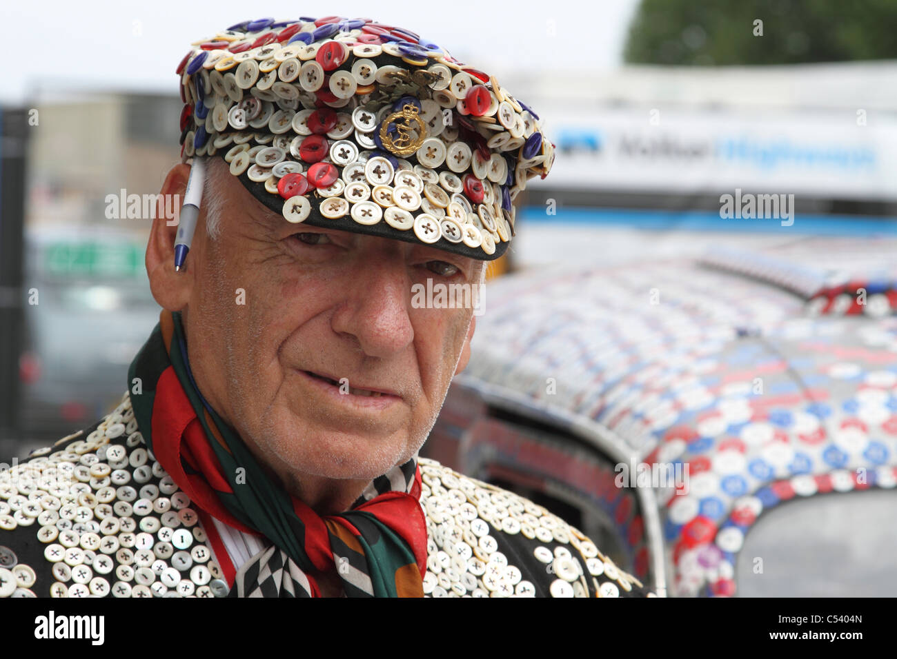 Pearly King Stock Photo