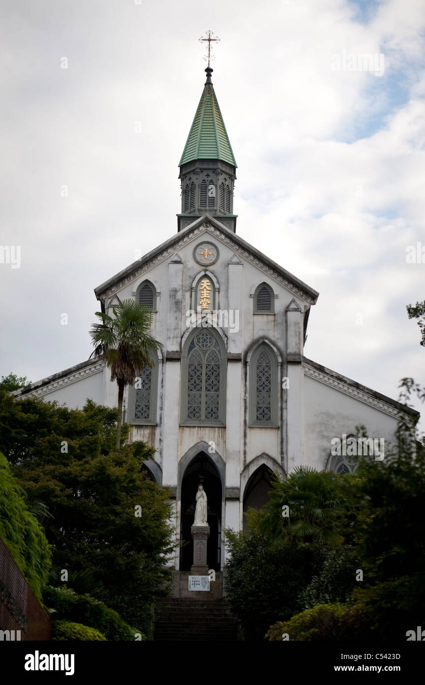 Facade of Oura Roman Catholic Church, Nagasaki, Japan Stock Photo Alamy