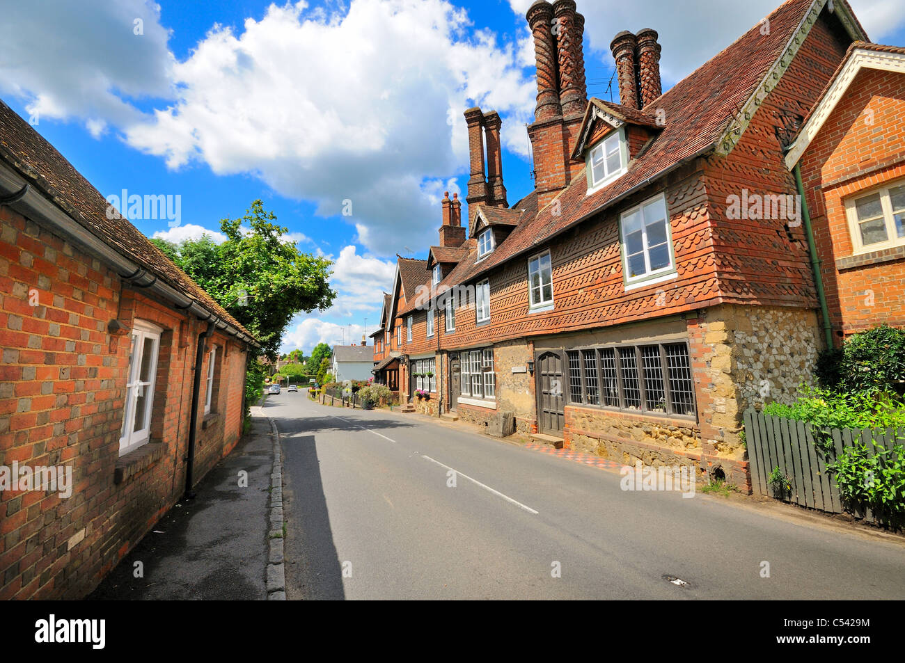 Albury village in the Surrey Hills Stock Photo Alamy