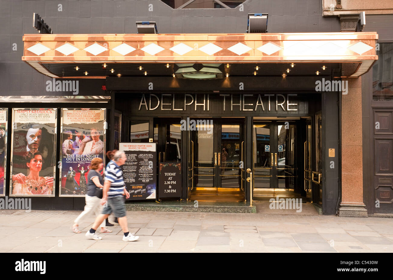 The Adelphi Theatre, the Strand, Londons West End, UK Stock Photo