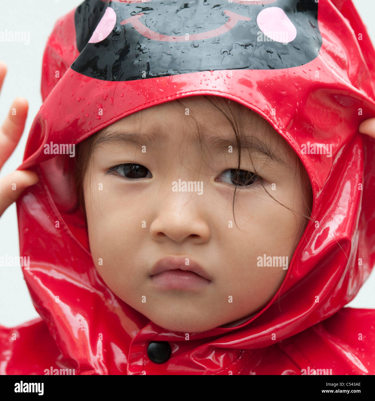 infant girl raincoat