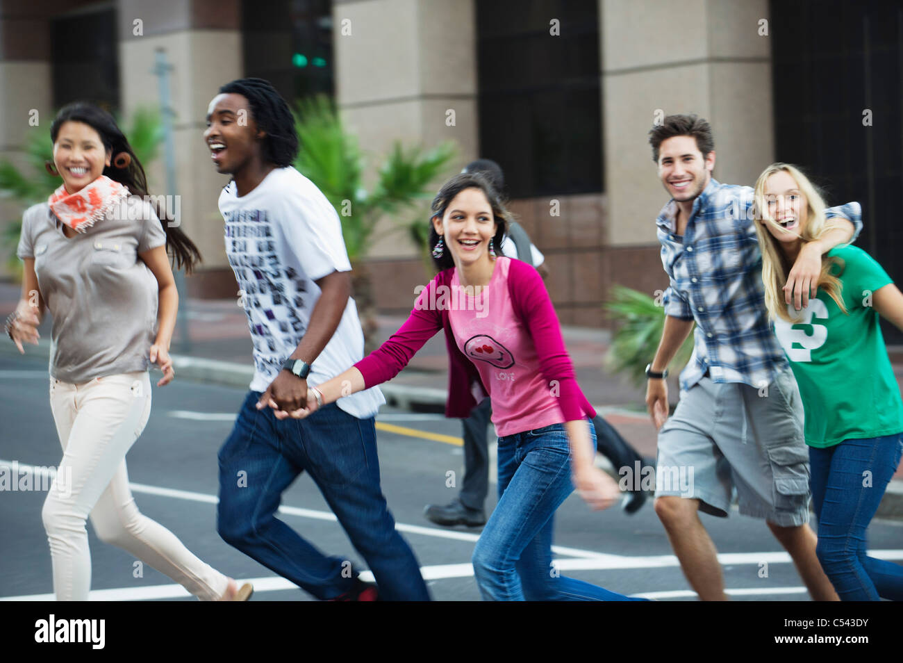Asian men crossing the road hires stock photography and images Alamy